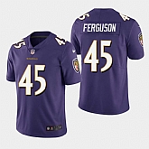 Nike Ravens 45 Jaylon Ferguson Purple 2019 NFL Draft First Round Pick Vapor Untouchable Limited Jersey Dzhi,baseball caps,new era cap wholesale,wholesale hats